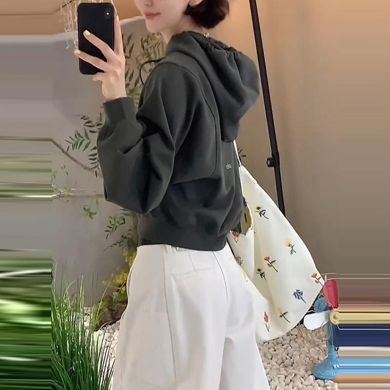 ROUMIKL秋季连帽卫衣女新款2025爆款时尚洋气小个子美式慵懒chic