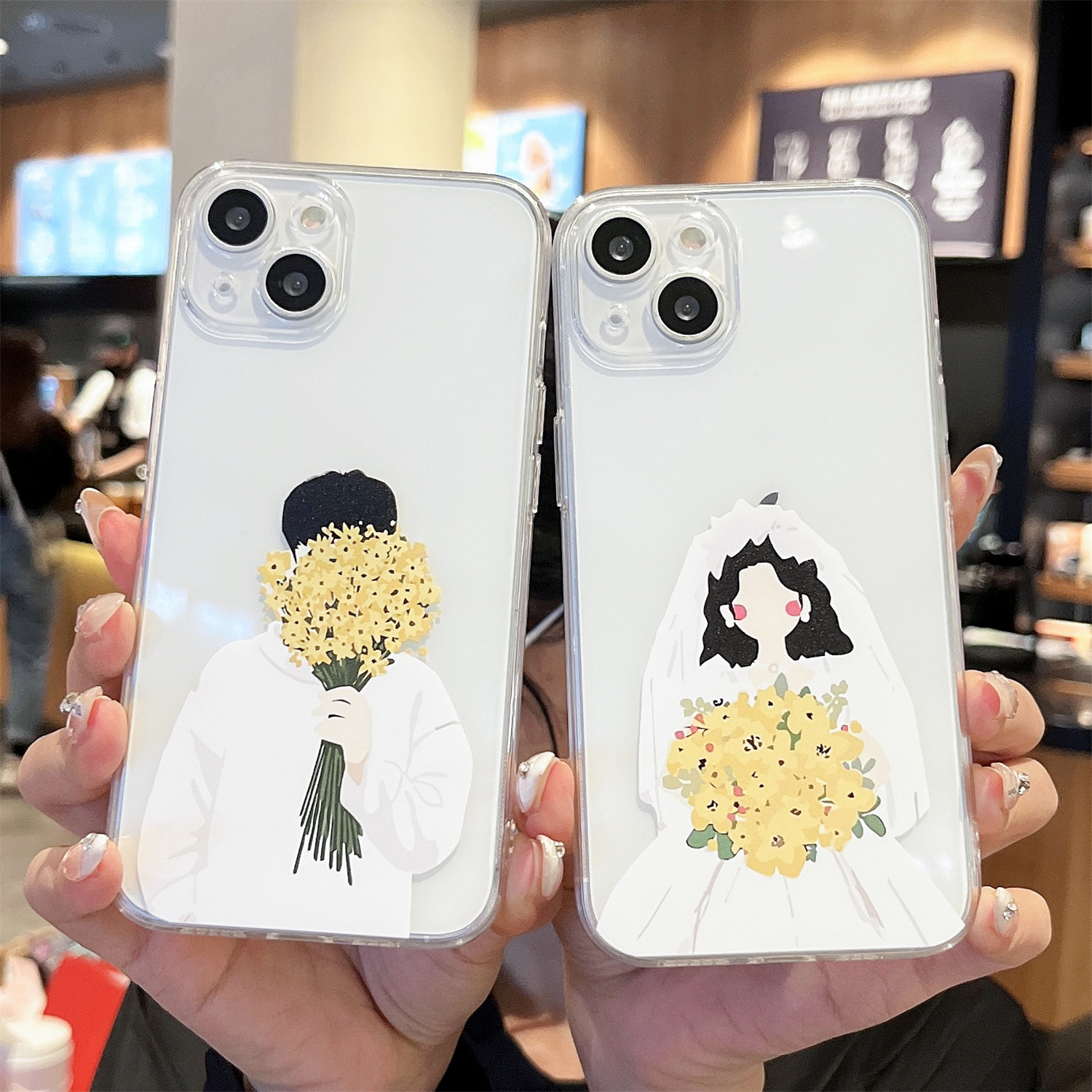 苹果iPhone硅胶情侣保护壳