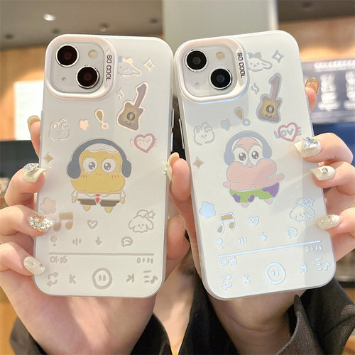 苹果iPhone硅胶卡通保护壳