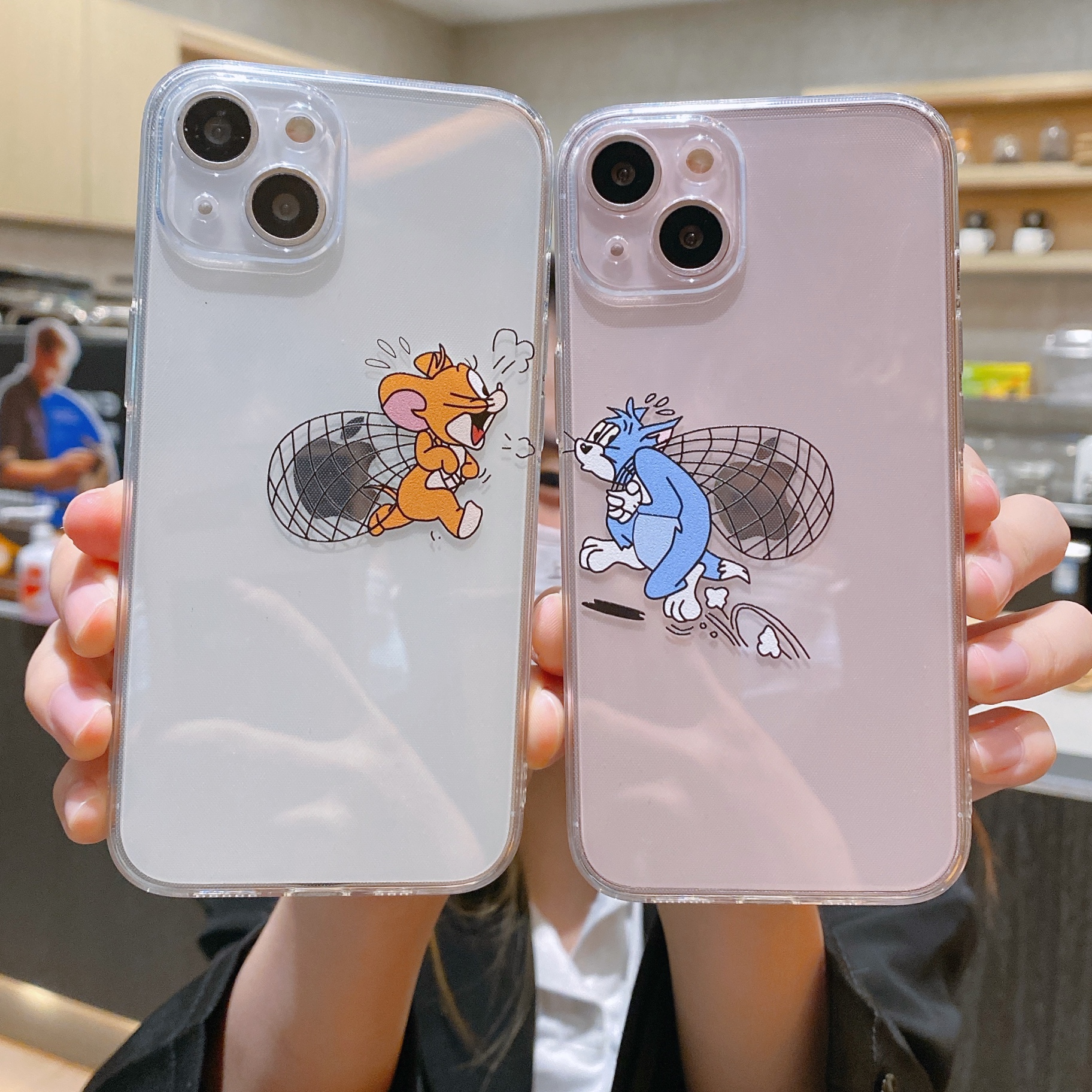 苹果iPhone硅胶创意情侣透明软壳