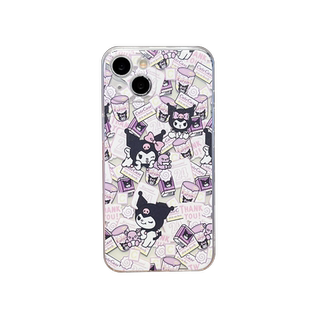 库洛米美乐蒂HelloKitty猫少女新款适用iPhone15ProMax手机壳苹果14Plus软壳13硅胶12透明11防摔Xr可爱7卡通8