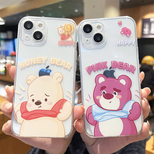 苹果iPhone硅胶可爱保护壳