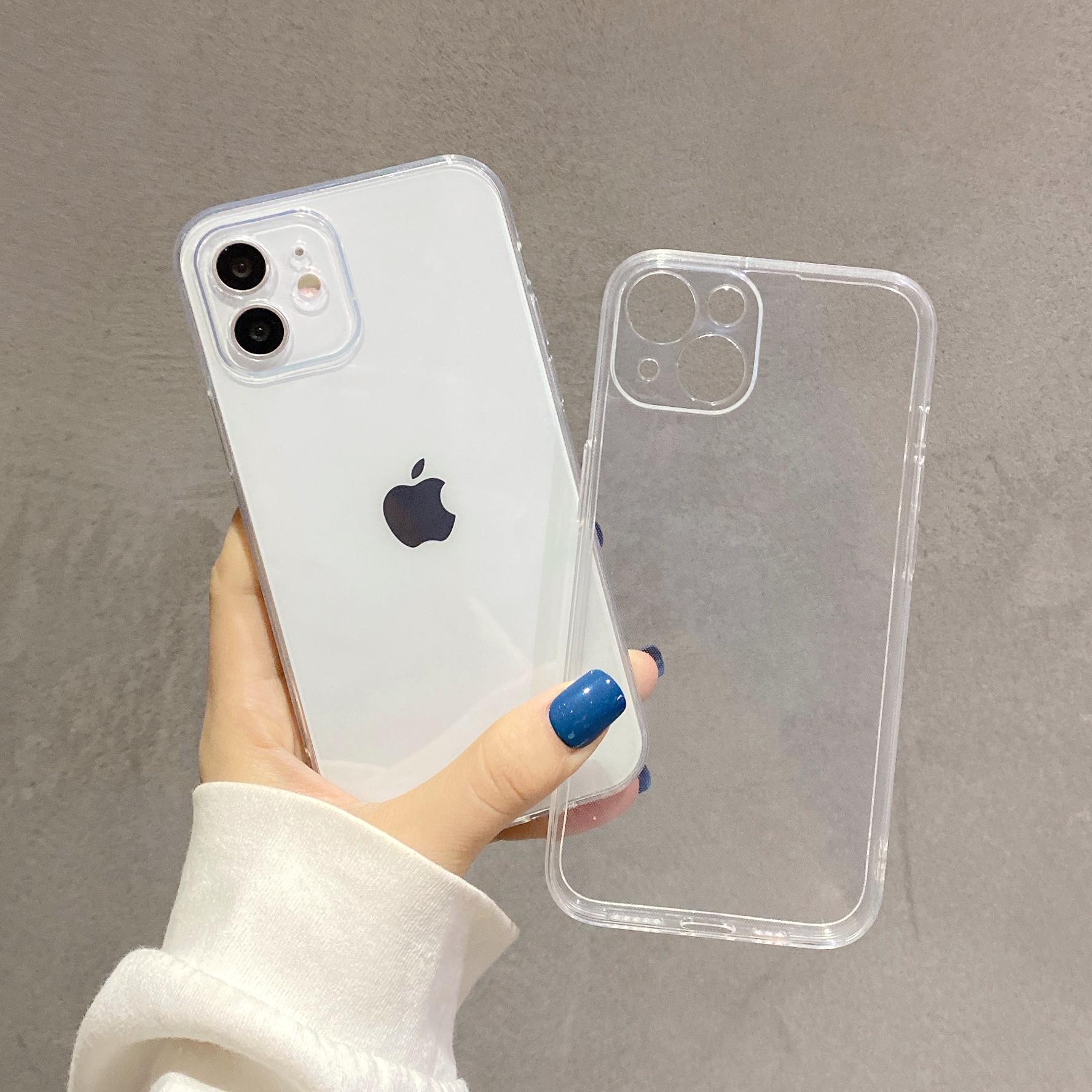 简约纯色适用iPhone14手机壳14PLUS新款苹果15promax硅胶13mini软壳xr透明8plus防摔xsmax保护SE外壳12pro女7