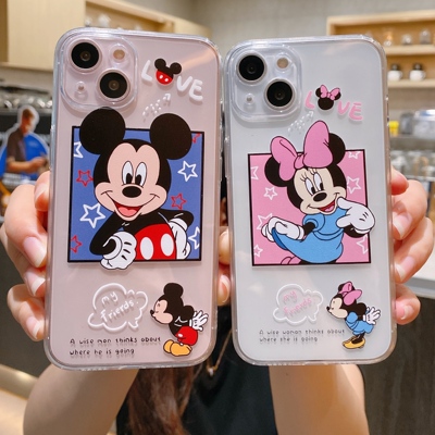 iPhone苹果硅胶卡通情侣透明软壳