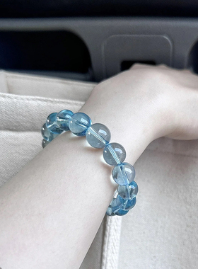 男女海蓝宝石晶体干净魔鬼蓝