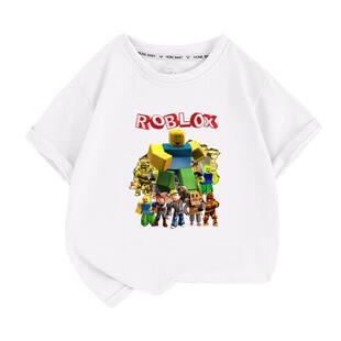 Roblox童装男童夏装我的世界衣服儿童短袖t恤乐高男孩子打底衫ins