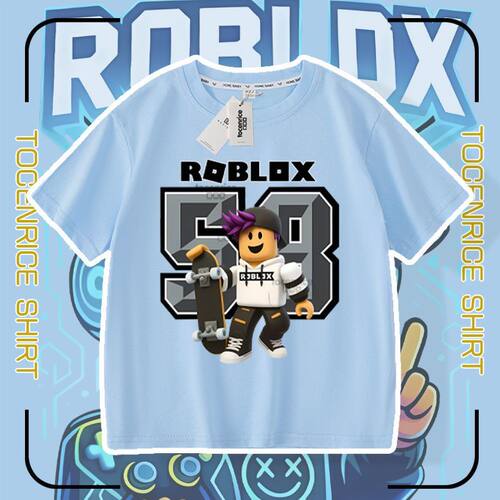ROBLOX虚拟世界游戏周边短袖男女