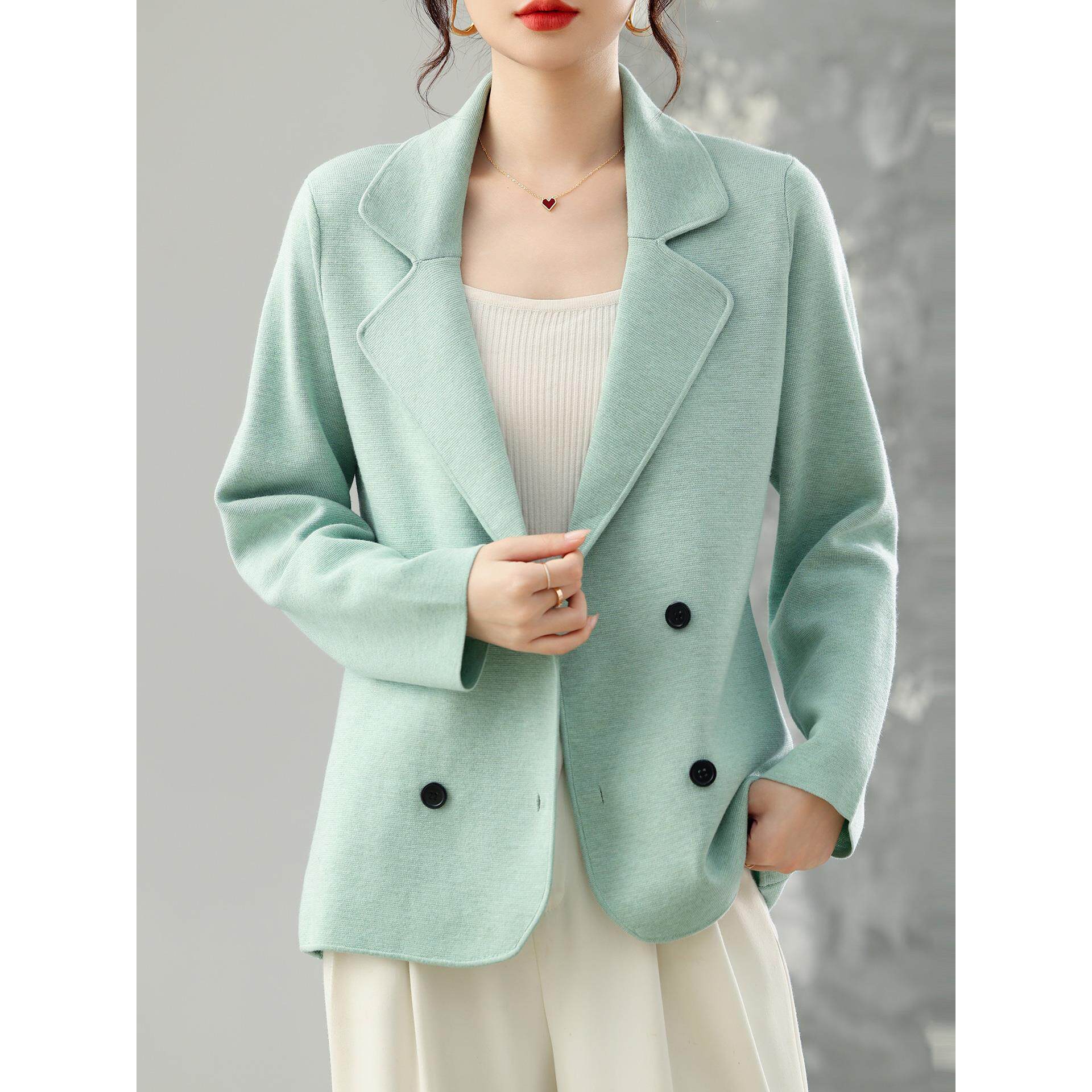 ROUMIKL2025秋季新款西装外套女士春秋休闲气质高级感外搭长袖针