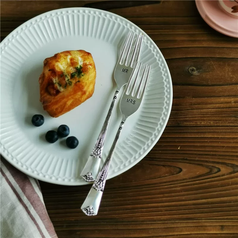 Free shipping exported to the United States MUD*PIE fork Simple Nordic Western Western Cooking Table Food