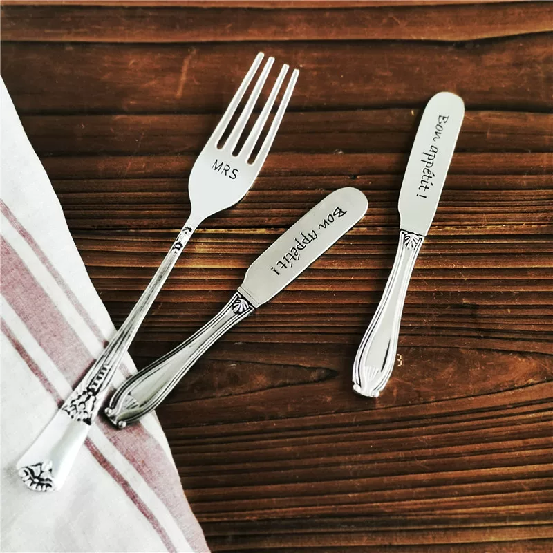 Free shipping exported to the United States MUD*PIE fork Simple Nordic Western Western Cooking Table Food