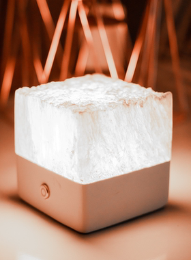 《暗香plus》天然矿石香薰灯氛围灯家用小夜灯无线桌面氛围灯晶石
