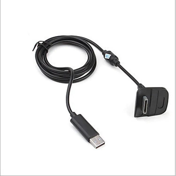 适用XBOX360主机无线手柄接USB充电转接线360有线游戏手柄USB充电