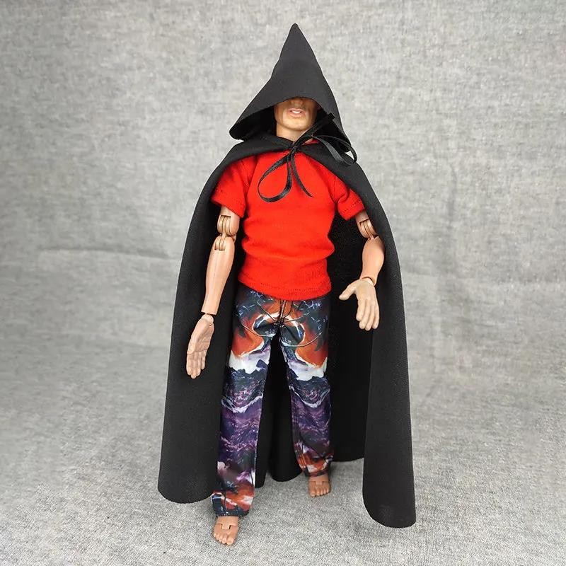 1：6兵人巫师连帽披风娃娃配件人偶斗篷手办衣服1比6玩偶娃衣BJD