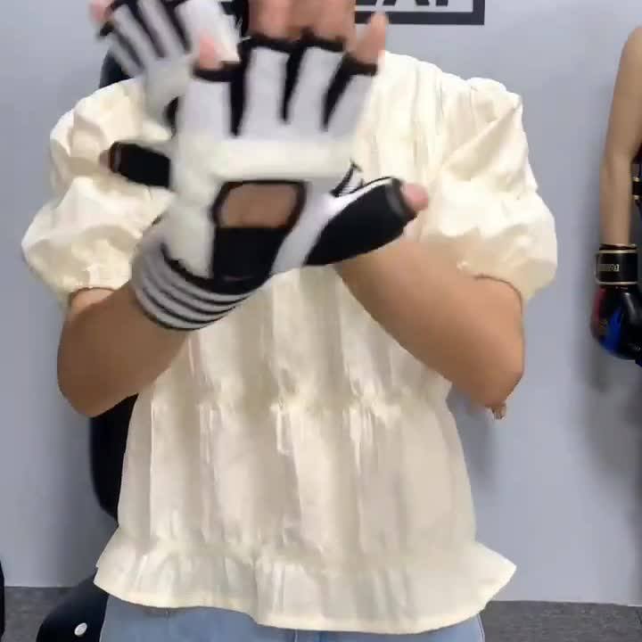 拳击手套半指成人儿童散