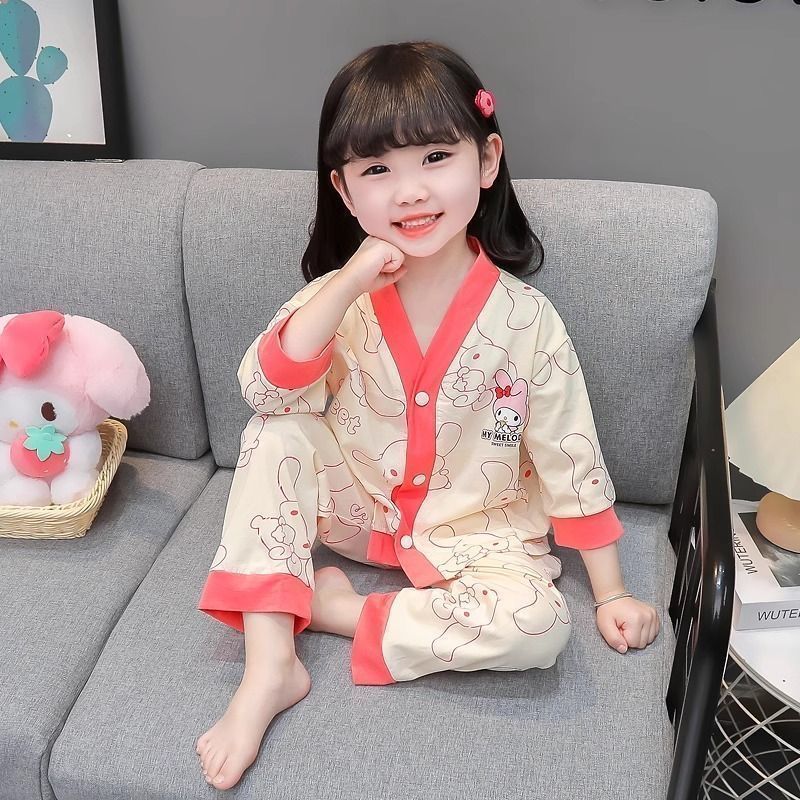 女童睡衣儿童新款长袖超