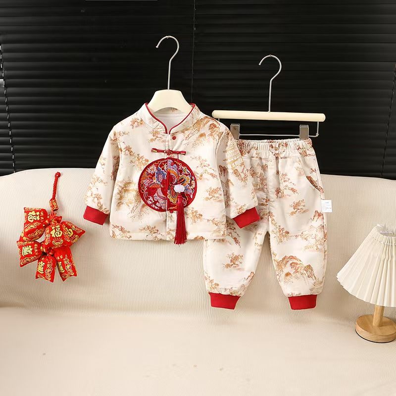 婴幼儿衣服春秋装中国风