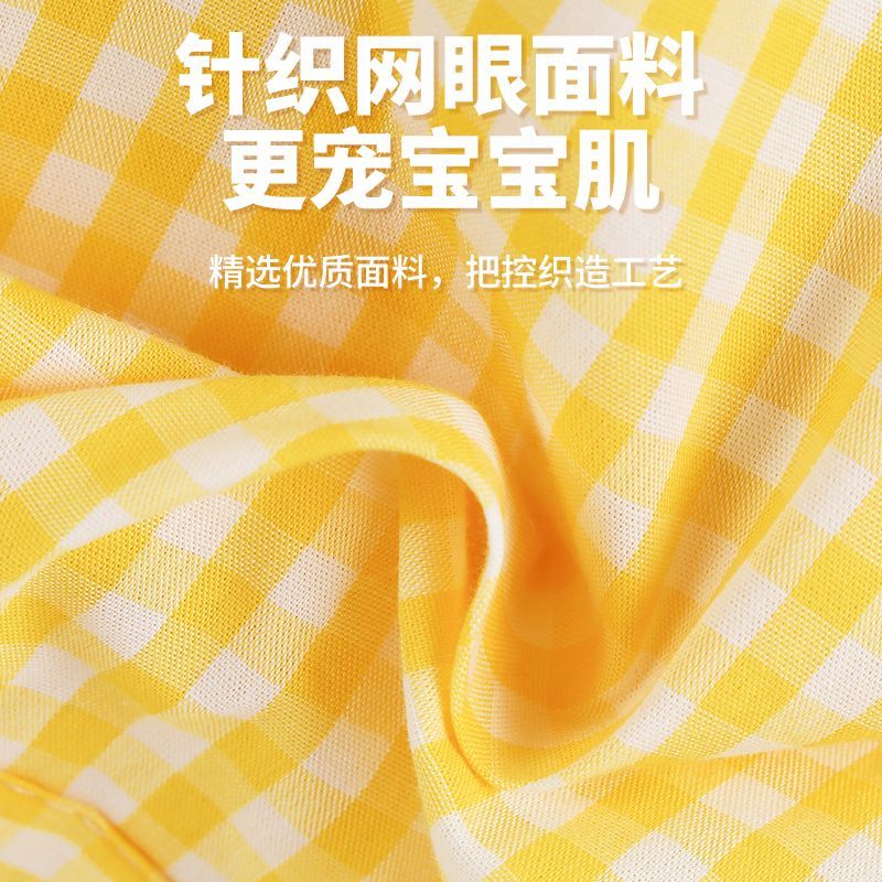 宝宝爬行春夏季婴儿连体