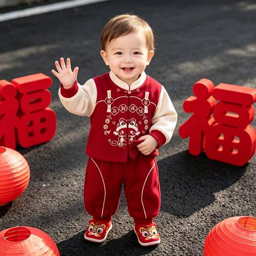 婴儿套装春秋季新款生日
