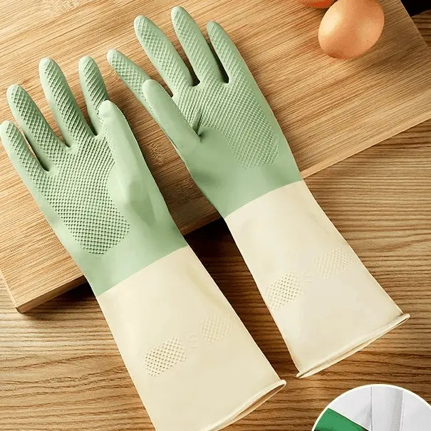 家务防水洗碗手套耐用厨房刷锅洗菜加厚男女家用清洁家用橡胶神器