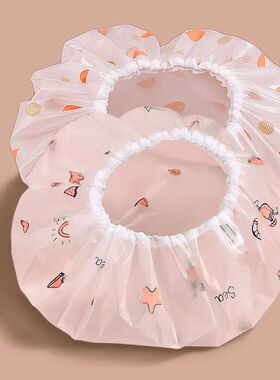 【福利装】防水沐浴帽洗澡加厚可爱成人家用淋浴帽防尘双层洗澡帽