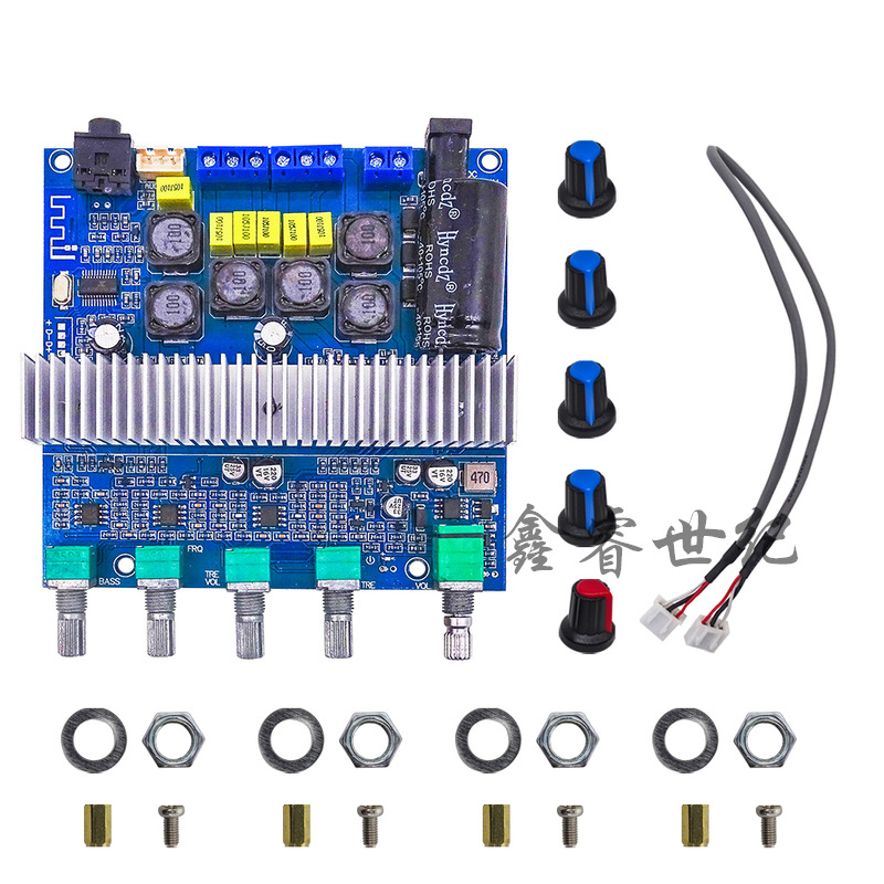 蓝牙5.0 大功率2.1超重低音炮数字功放板12-24V成品板代替TPA3116 电子元器件市场 音频模块/功放模块 原图主图