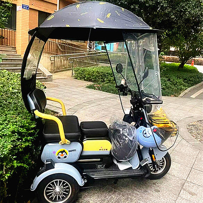 电动三轮车车棚遮雨全包