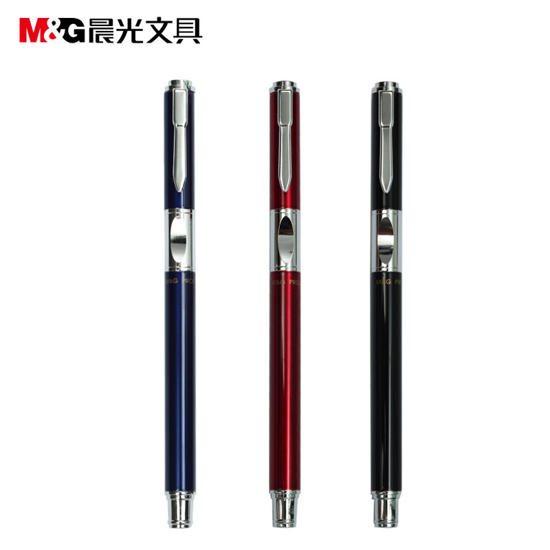 晨光43201钢笔 0.5mm金属杆办公书法练习学生文具矫姿钢笔_虎窝淘