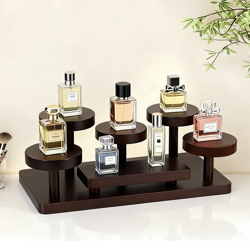2026新款香水置物架实木多层化妆品首饰收纳整理陈列架阶梯展示架,收纳整理,化妆品收纳架,淘宝优惠券,粉丝福利购,淘宝优惠卷
