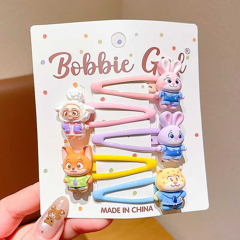 卡通兔子警官女童发夹动物城儿童发饰刘海夹包布不伤发女宝宝头饰,童装/婴儿装/亲子装,发饰,淘宝优惠券,粉丝福利购,淘宝优惠卷