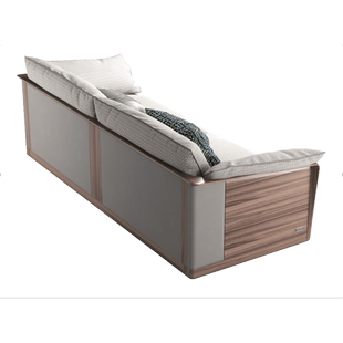 南洋胡氏 胡桃生活 YS6012沙发 单/双/三/四人位 现代沙发胡桃木