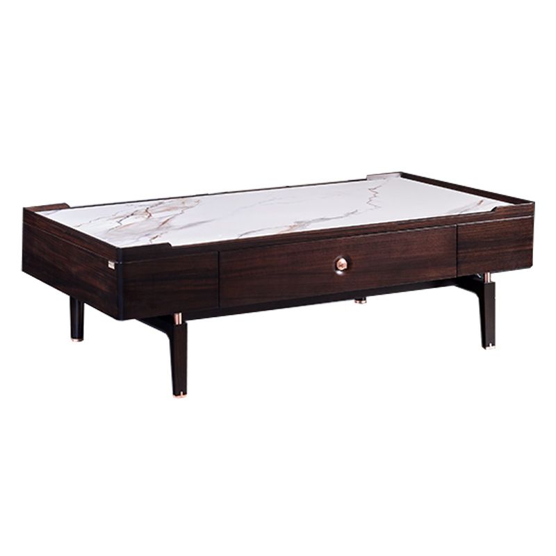 南洋胡氏 鸿运 ts9831长茶几1500*832*441 黑檀木实木新中式