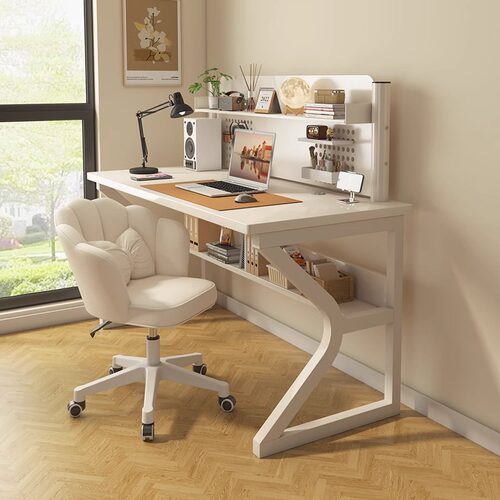 本木自在简约现代电脑桌