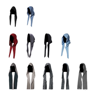 【多灵感配搭】RELABEL 空间关系可拆卸装饰随意搭配围巾兜帽