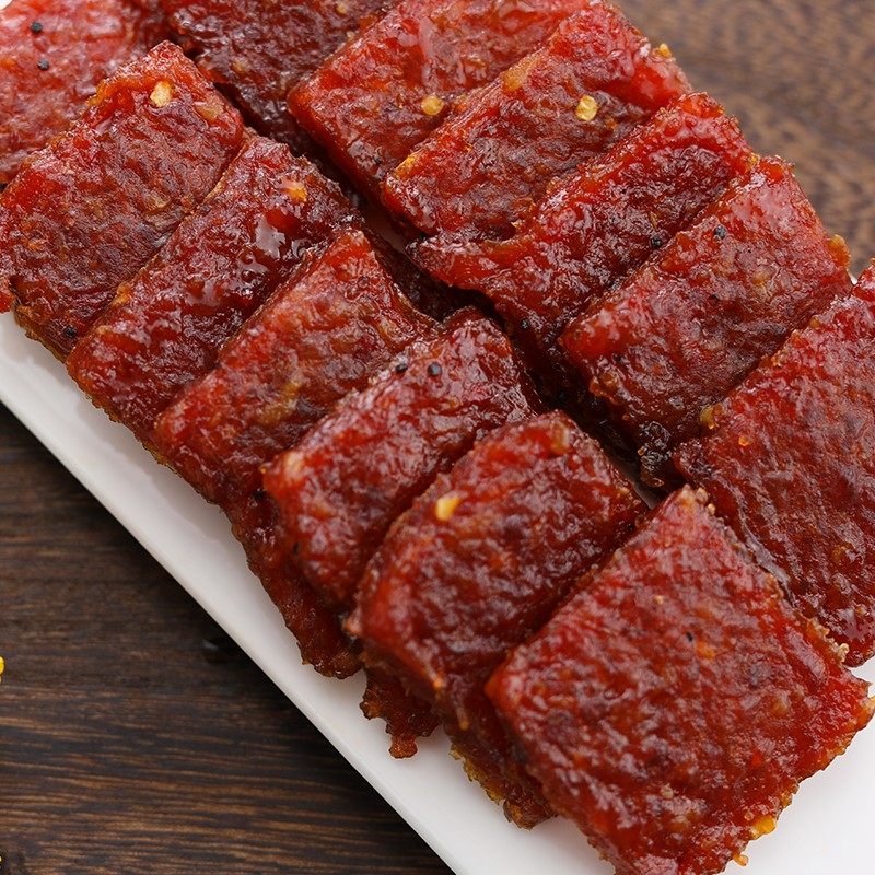 澳门特产蜜汁猪肉脯香港手信零食香记小吃猪肉干下午茶办公室礼物