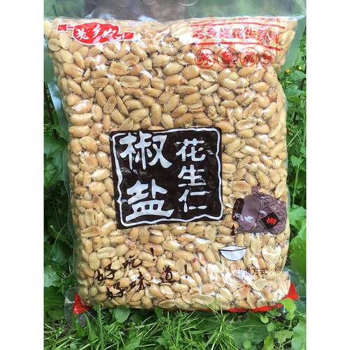老乡好花生奶香椒盐麻辣咸味散装红皮油炸香酥花生米下酒菜
