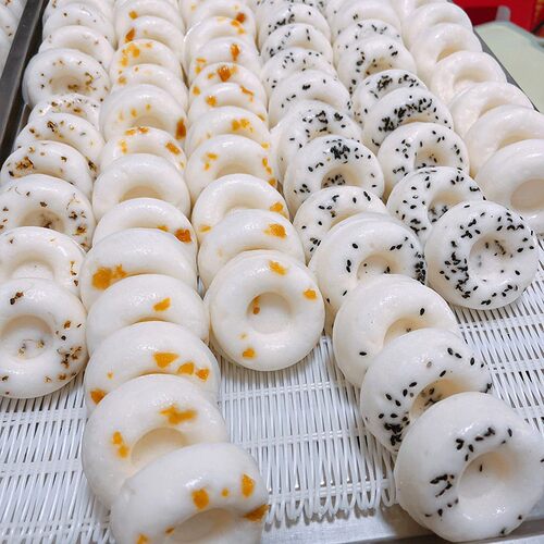 宁波风味特产水果甜甜圈酒酿米馒头发糕米糕泡粑传统手工早餐糕点