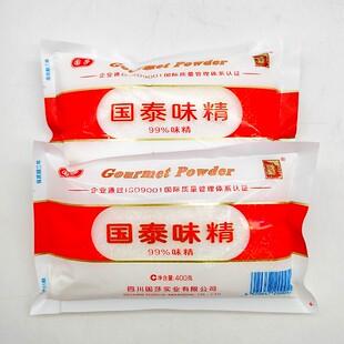 四川特产国泰味精400g袋装提鲜增鲜调味品炒菜煲汤家用专用调味料