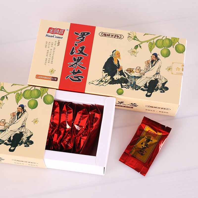 桂林特产金顺昌罗汉果芯永福导游推荐同款罗汉果果芯