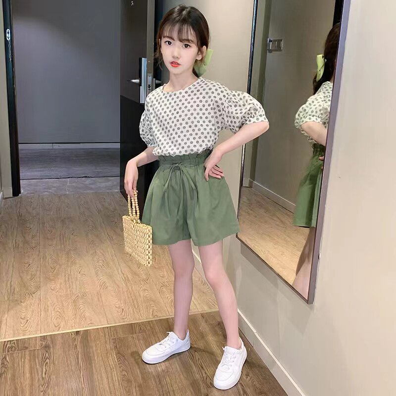 女童短裤夏季薄款外穿大童儿童裤子裙裤女孩夏天夏装阔腿裤裙夏款