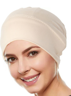 马来西亚弹力布套头帽头巾帽女士打底帽软帽包头帽turban hat