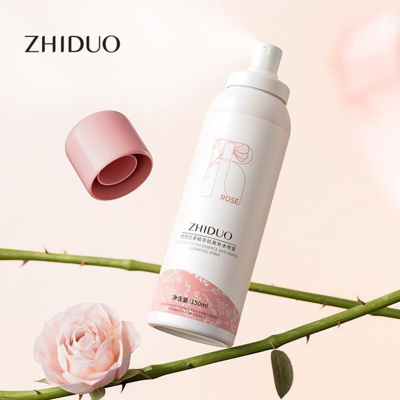 zhiduo/致朵玫瑰红茶精华抗衰补水喷雾保湿细腻水润