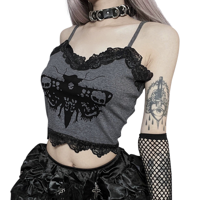 蕾丝拼接设计感小吊带背心女