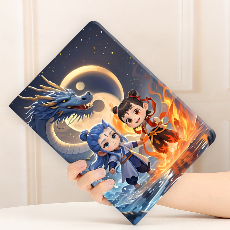 适用荣耀GT平板保护套哪吒11.5英寸保护壳honor9柔光版12.1硅胶全包X9Pro防摔view7卡通儿童MagicPad电脑皮套
