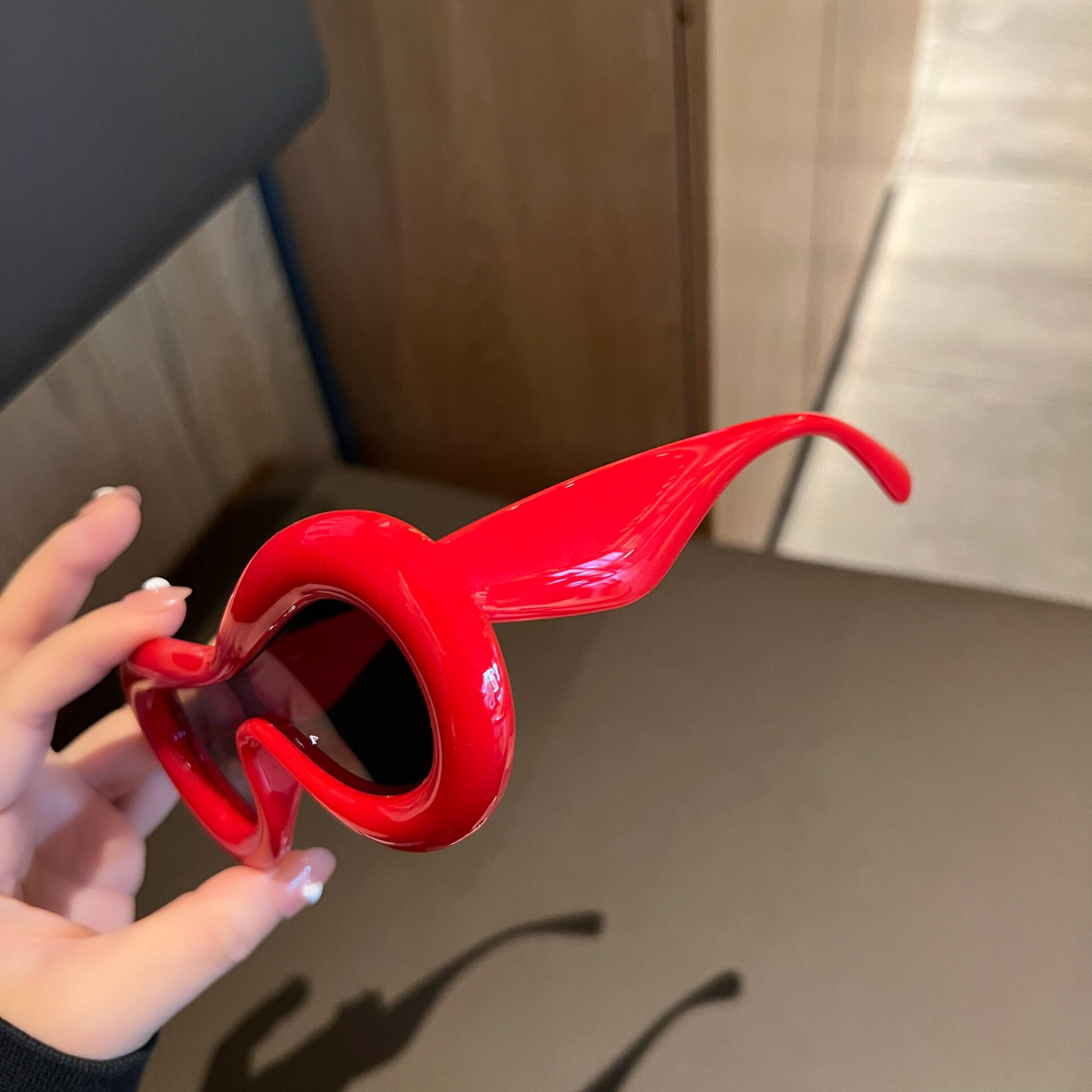 凹造型神器糖果色墨镜