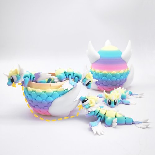 惊艳！3D打印龙工艺品太美了