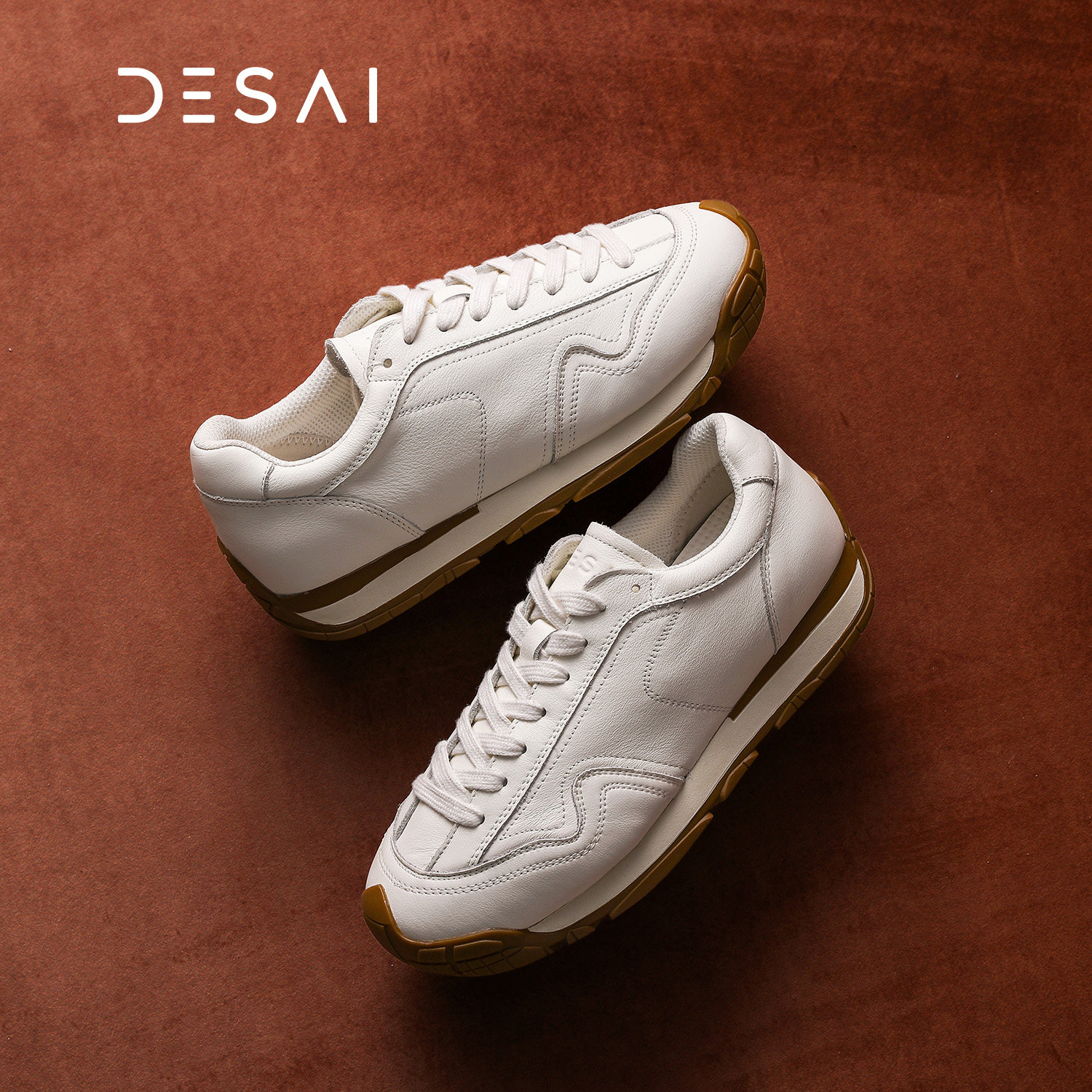 德赛女鞋复古阿甘鞋秋冬新款透气休闲鞋厚底增高百搭时尚运动鞋,女鞋,健步鞋,淘宝优惠券,粉丝福利购,淘宝优惠卷