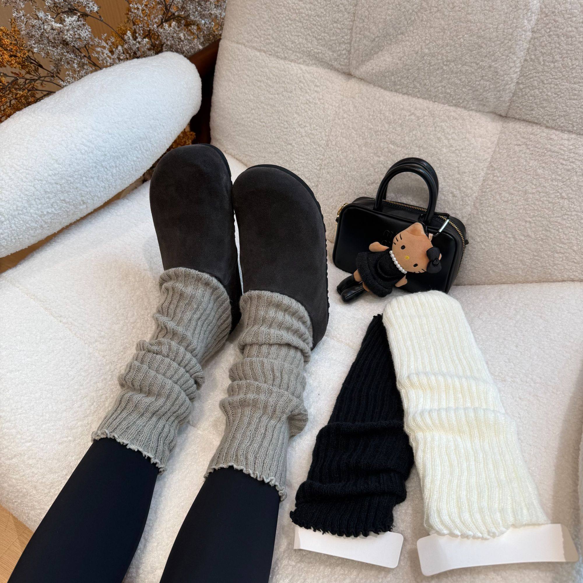 二姐的宝藏秋冬松弛慵懒感保暖针织小腿袜套#25376,女士内衣/男士内衣/家居服,长筒袜,淘宝优惠券,粉丝福利购,淘宝优惠卷