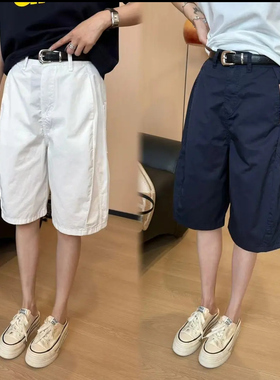 二姐的宝藏夏季薄款轻舞飞扬高腰宽松阔腿五分休闲直筒中裤#25203