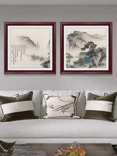 名画山水画、古玩画、水墨画、客厅广场挂画、入口装饰画、新中国