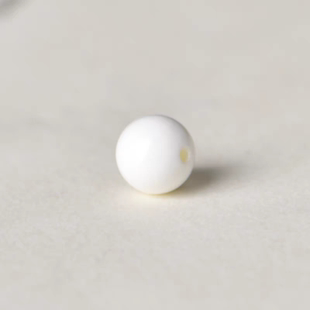 天然白贝壳单珠散珠佛宝配饰佛珠深海多宝配饰文玩有机宝石海南